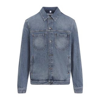 Off-white Half Arrow Skate Denim Jacket - Heren - Spijkerjassen - Blauw - M - Denim - Jassen