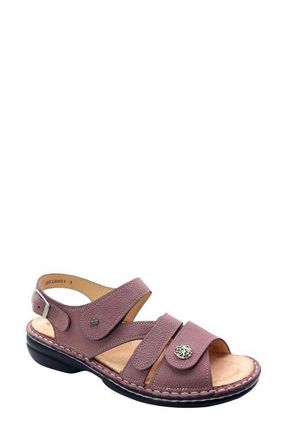 Finn Comfort Gomera Ankle Strap Slide Sandal in Rose Nubuck at Nordstrom, Size 11Us