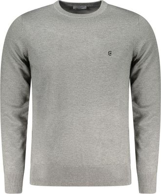 Coveri Moving Grijs Viscose Heren Trui