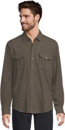 Tommy Bahama Fireside Coast Shirt Long Sleeve Mens Clothing Rockwell : 3XL, Chambray/Denim/Polyester