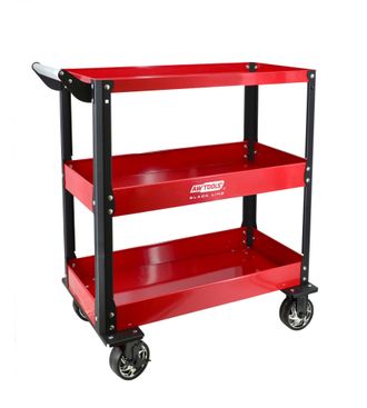 OEM Carro De Taller Metalizado Awtools 3 Niveles, Capacidad De Carga 100kg, Ideal Para Organizaci&oacute;n De Herramientas, Dise&ntilde;o Robusto, Compacto, Con Gran Ca