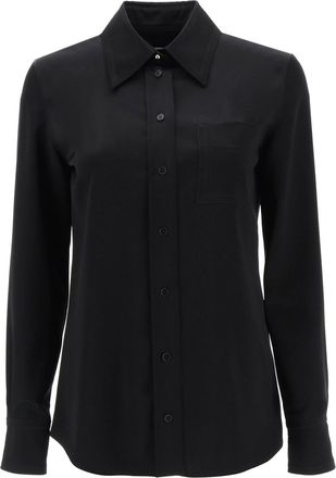Lanvin Satin Pocket Shirt