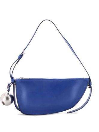 Burberry Shield Sling Shoulder Bag Leather Mini crossbody bag - Blu