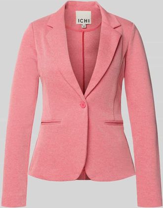 Ichi Regular Fit Blazer mit Reverskragen Modell Kate in Neon Pink, Gr&ouml;&szlig;e XXL