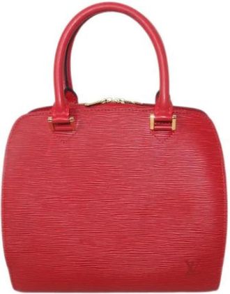 Louis Vuitton Pre-owned Vintage Handtas - Dames - Vintage Handtas - Rood - ONE Size - Leer - Vintage
