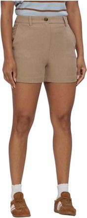 Modstr&ouml;m Alayamd Shorts - Dames - Bermuda - Bruin - M - Leer - Korte Broeken
