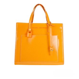 Marc Jacobs Marc Jacobs Mini Grind Scorched Patent Leather Crossbody Tote Bag Womens Purse