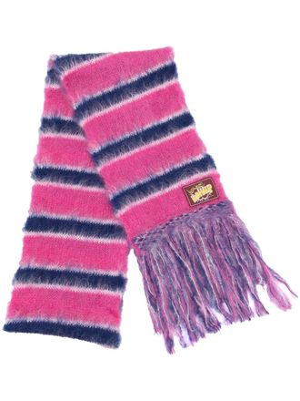 Marni Sciarpa a righe - Rosa