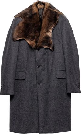 Prada Cappotto con colletto - Grigio