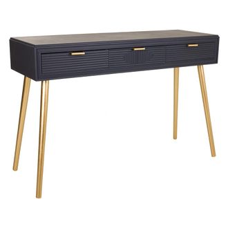 Wanderlust Deco Wanderlust Deco - Recibidor De Madera Gris Oscuro 120x41x78