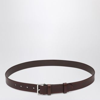 Prada Ebony colour belt in aged leather