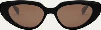 Celine Bold 3 Dots Acetate Cat-Eye Sunglasses