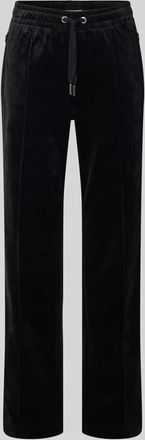 Juicy Couture Track Pants mit Reißverschlusstaschen Modell TINA in Black, Größe XL