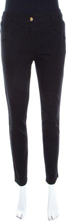 Escada Black Stretch Denim Teresa Straight Leg Jeans