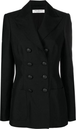 Philosophy di Lorenzo Serafini fitted double-breasted blazer - women - Polyester/Viscose/Cotton - 38 - Black
