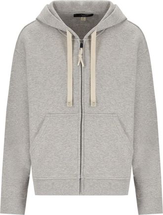 Weekend by Max Mara FELPA CON CAPPUCCIO CANE GRIGIO M&Eacute;LANGE MAX MARA WEEKEND