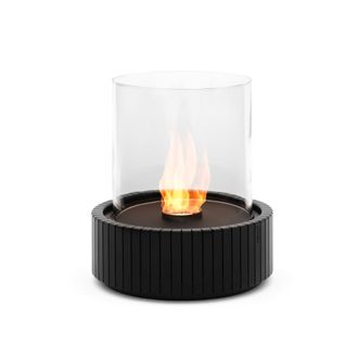Planika Chimenea de sobremesa lotus commerce de bioetanol y vidrio cil&iacute;ndrico