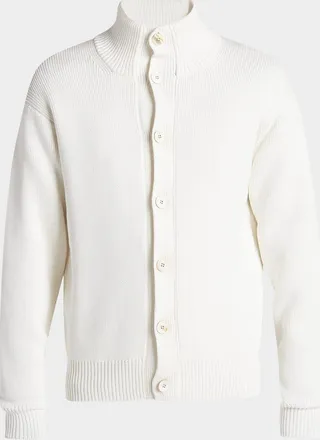 Tom Ford Men & apos;s Cotton and Silk Knit Cardigan