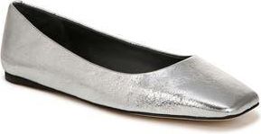 Franco Sarto Flexa Maya Flat in Silver at Nordstrom Rack, Size 8.5