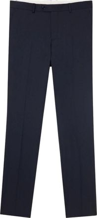 Brooks Brothers Broek van zuivere wol - Heren - Nette broeken - Blauw - W36 - Wol - Broeken