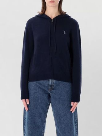 Sporty & Rich cashmere zip hoodie