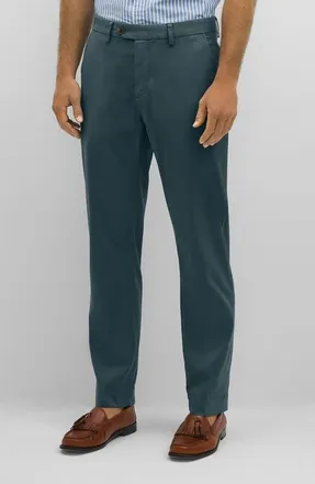 Brooks Brothers Straight Leg Chino Pants in Indian Teal at Nordstrom, Size 40 X 32