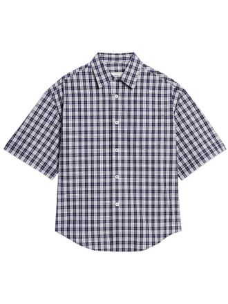 Ami Camicia a quadretti - Blu