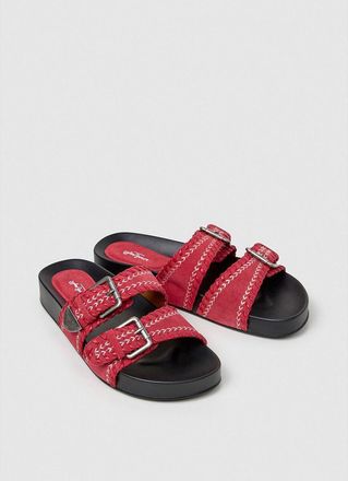 Pepe Jeans London AGNES ETHNIC muiltjes met dubbele bandjes