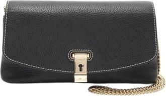 Bally Pre-owned Cross Body Bags, female, Black, Size: ONE SIZE Pre-owned Leather shoulder-bags
