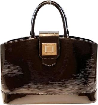 Louis Vuitton Pre-owned Handbag - Dames - Vintage Handtas - Bruin - ONE Size - Leer - Vintage
