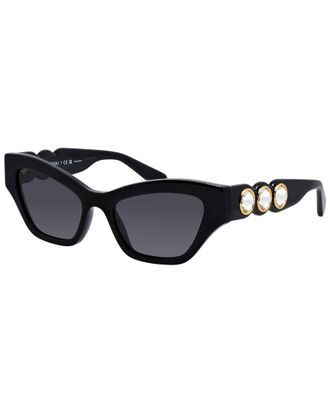 Swarovski Womens SK6021 53mm Polarized Sunglasses