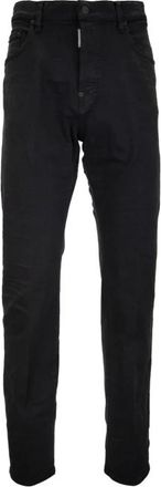 Dsquared2 Herenknoop Jeans - Heren - Slim Fit Jeans - Zwart - L - Katoen - Jeans