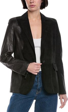 Akris Seth Leather Blazer