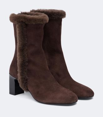 Jimmy Choo London Botines Daze de ante con borrego