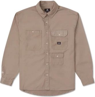 Converse YOTD Woven Shirt Asia Sizing Tan 10026808-A02