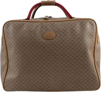 Gucci Pre-owned Weekend Bags, male, Brown, Size: ONE SIZE Pre-owned Boston bag