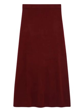 Max Mara Dorina midi skirt - Red