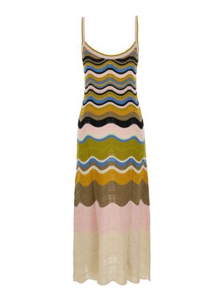 La DoubleJ Chevron Sundress Dress - Multicolor