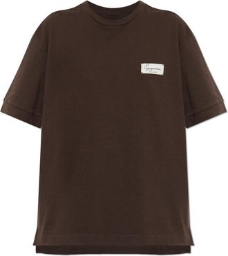 Jacquemus Corso T-Shirt - Dames - T-shirts - Bruin - S - Katoen - Tops