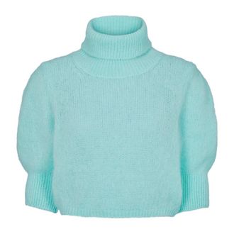 Americandreams Piro Pullover - Dames - Coltruien - Groen - XL - Wol - Truien & Vesten