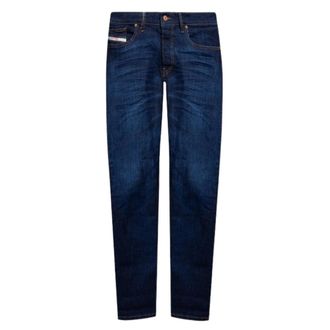 Diesel Heren D-Luster Gewassen Effen Jeans (Donkerblauw)