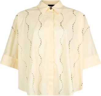 Liu Jo Overhemden, Dames, Beige, M, Ca 6345-Ts 246 Shirt