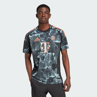 adidas adidas Performance Mens FC Bayern 24/25 Away Jersey - Black - Size X-Large