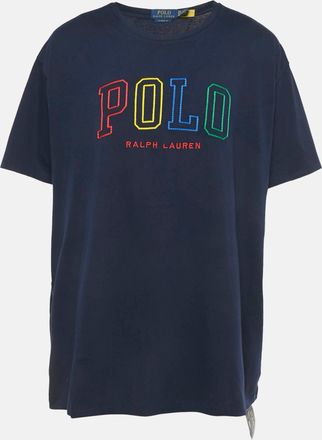 Ralph Lauren Polo Ralph Lauren Blue Logo Embroidery Cotton Classic Slim Fit T-Shirt