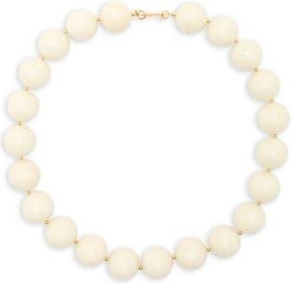 Kenneth Jay Lane Beaded Necklace in White at Nordstrom Rack