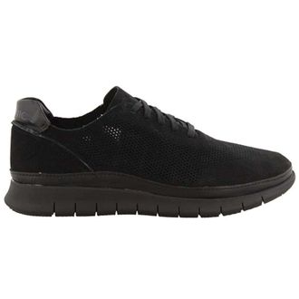 Vionic Fresh Tucker Nubuck Mens Lace Up Trainers - Black - Size:UK 10.5