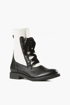 All Black Lux Sock Camper Shoes In Black/white