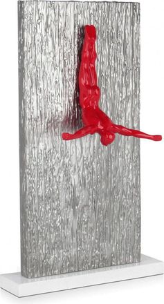 ADM Design-Skulptur Kunstspringer 63 cm - Rot