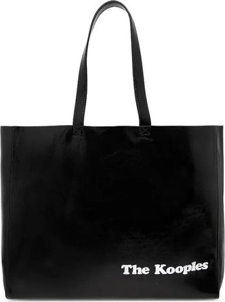 The Kooples Borsa tote con logo - Nero