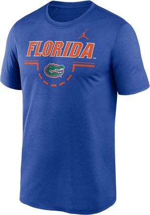 Nike Jordan Mens Florida Courtside Jordan Brand Dri-FIT College T-Shirt in Blue | 0JTI4EVUFN-5DA